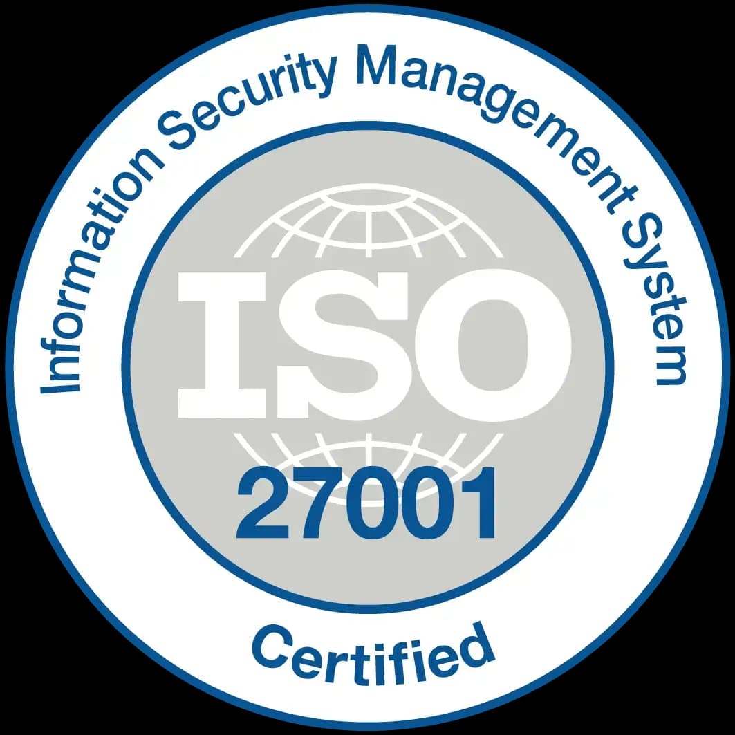 ISO 27001 Certified